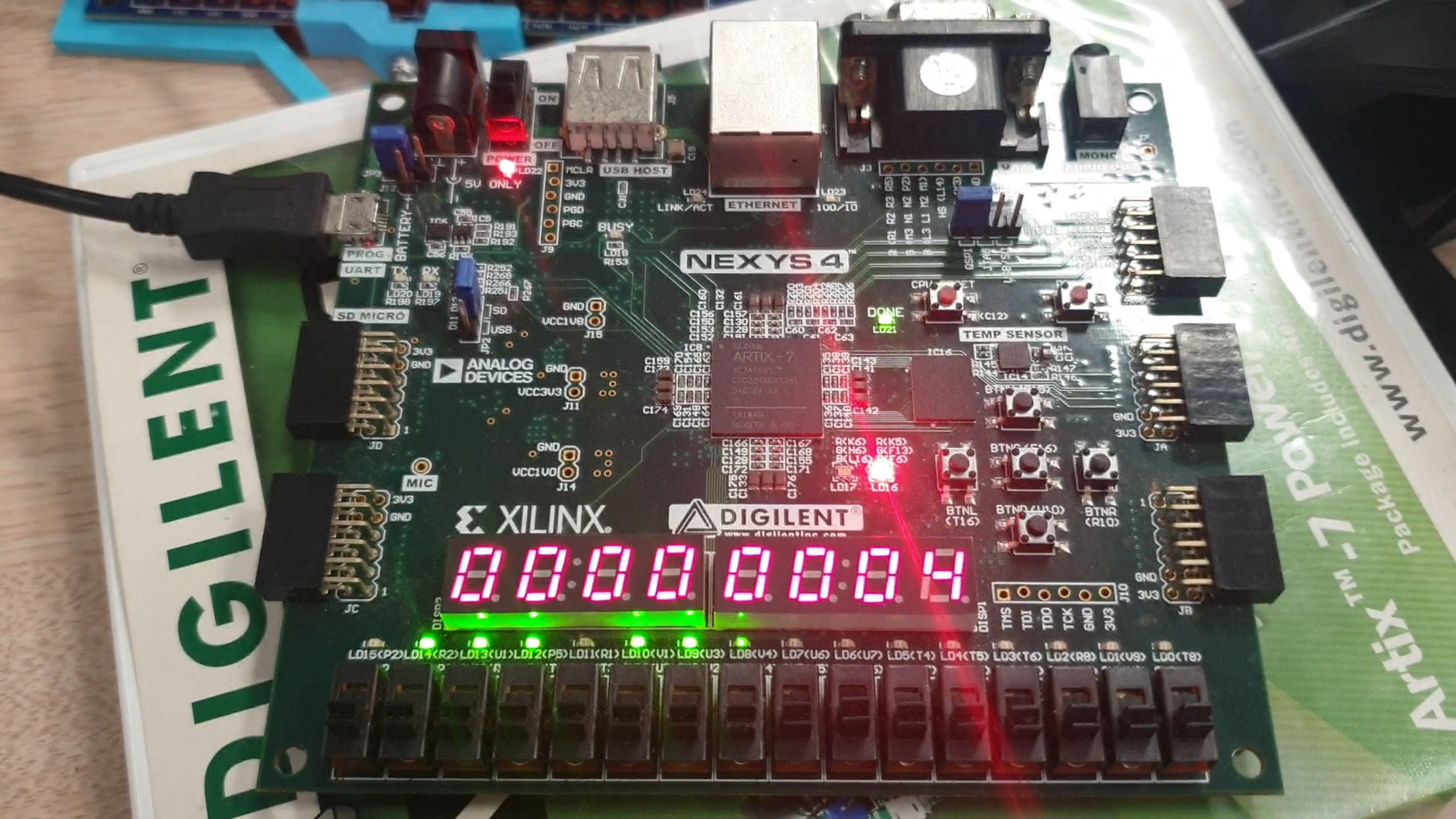 RISC-V CPU with FPGA