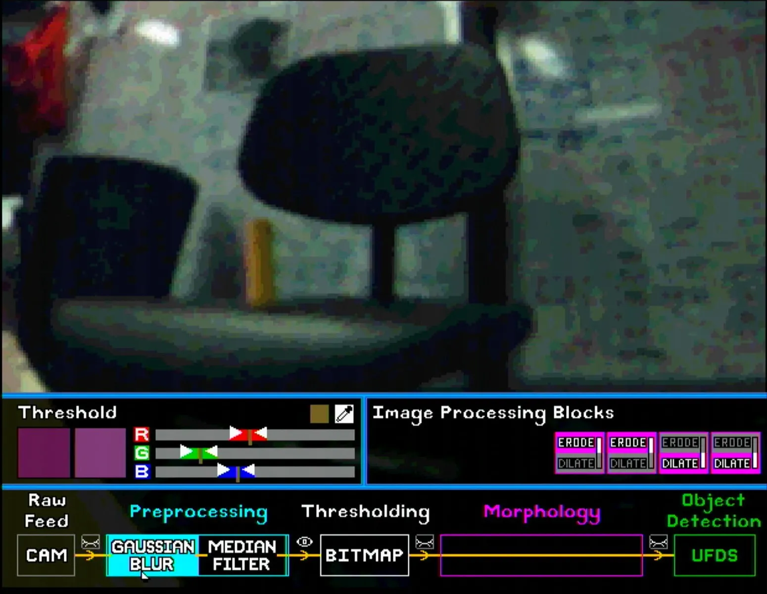 GUI: Pre-processing GB, MF