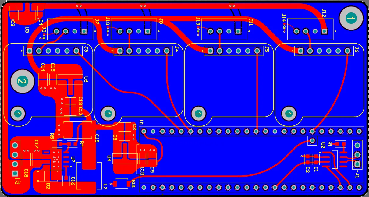 Motherboard PCB layout