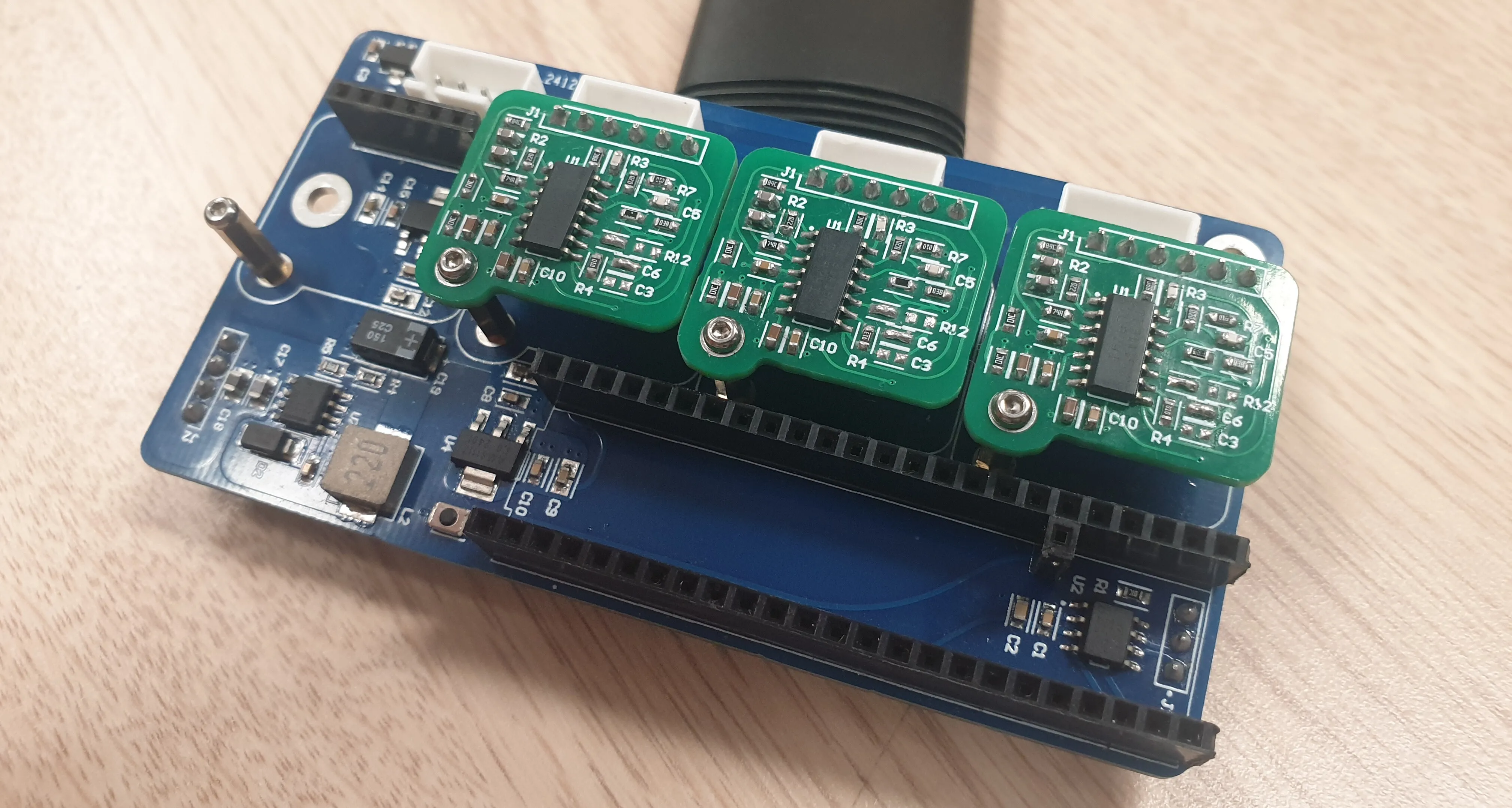 Full motherboard PCB assembled